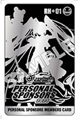 Personal sponsor card Black